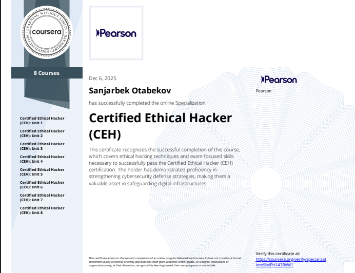 Certified Ethical Hacker