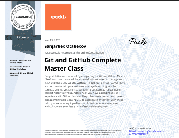 Git and GitHub Complete Master Class